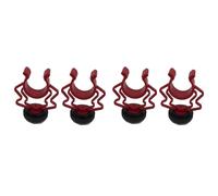 Glayent 4 Pezzi Microfono Universale Ondulato Adattatore per Montaggio Un Scossa nel Plastica per Microfono Staffa di Ricambio per By-Mm1