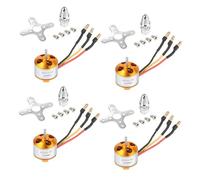 Glayent 4 Pz 2212 2200KV Motore Brushless con Supporti 6T per DIY RC Aereo Multi-Copter Quadcopter Drone Accessori Parti