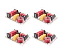 Glayent 4X Divisore di Frequenza 'Altoparlante Un 3 Vie Distributore di Frequenza del Filtro Crossover HiFi da 300 W per La Modifica 'Altoparlante Domestico DIY