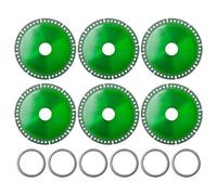 Glayent 6 lame per sega a disco multiuso indistruttibili con guarnizione per smerigliatrice angolare per smerigliatrice