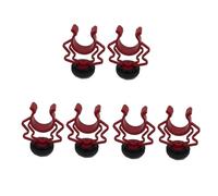 Glayent 6 Pezzi Microfono Universale Ondulato Adattatore per Montaggio Un Scossa nel Plastica per Microfono Staffa di Ricambio per By-Mm1