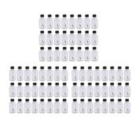 Glayent 72 Bottiglie di Colla Vuote nel Plastica con Pennelli Bottiglie di Vuote da 1,7 Oz Colla per Bambini Forniture per Artistico