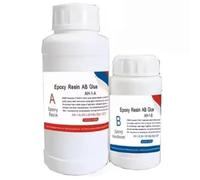 Glayent AB Resina epossidica per riparazione in fibra di carbonio, resistente per parti auto e biciclette, resina epossidica, trasparente, kit A100 G-B27 G