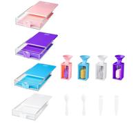 Glayent Confezione da 12 vassoi impilabili con diamanti Trabricks con coperchio, set artistico per adulti fai da te