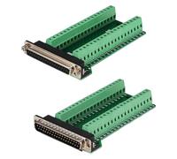 Glayent Connettore per Scheda Breakout DB37 da 2 Pezzi, Adattatore Saldatura per Terminale Porta Seriale RS232 D-SUB A 37 Pin