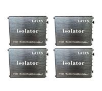 Glayent Il Filtro di Riduzione del Rumore 'Isolatore Audio da 4 Pezzo Elimina Il Rumore Corrente L'Isolatore Audio del Mixer XLR 6.5 Un Doppio Canale LA2XS