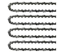 Glayent Kit Catena Motosega da 4 Pezzi da 14 Pollici con 52 Schiocchi di Ancoraggio, Spessore di 0,05 Pollici, Passo 3/8 di Pollice LP, Catene di Ricambio da 14 Pollici per Motosega A Basso Consumo.