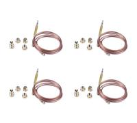 Glayent Kit termocoppia universale per fornello a gas da 4 set da 900 mm M6X0,75 con rovesciati (20) Termocoppia di ricambio
