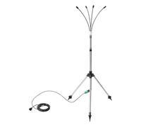 Glayent Mister In Piedi per Patio Esterno, Altezza Regolabile da 4,1 Piedi di Nebulizzazione per il Raffreddamento All'Aperto, Supporto Portatile
