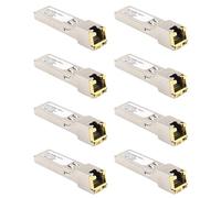 Glayent Modulo SFP Interruttore RJ45 Connettore Gbic 10/100/1000 SFP Rame RJ45 Modulo SFP Porta Gigabit Ethernet 8 Pz