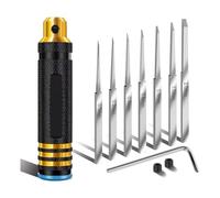 Glayent Prime Model Scriber, con 7 Lame (0,1/0,2/0,4/0,6/0,8/1,0/2,0 Mm), per Taglio Intaglio, di, Modello In Scala A