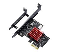 Glayent Scheda Di Estensione PCIE USB 3.1 GEN2 Tipo E, 10Gbps PCI Express 3.0 1X a 20Pin Connettore Tipo C Pannello per 10/8