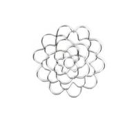 Glayent Supporto per composizioni floreali, riutilizzabile, in acciaio , 10,2 cm