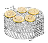 Glayent Supporto per pentola a pressione Foodi e friggitrice ad aria, in acciaio per uso alimentare, 1 confezione/set, 6,5 8 Qt