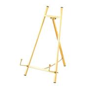 Glayent Supporto per piastra per treppiede in metallo moderno, cavalletto da tavolo, supporto artistico per esposizione di nozze, vassoio fotografico, libro fotografico, installazione facile