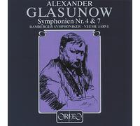 Alexander Glazunov Symphonies Nos. 4 and 7 (Jarvi, Bamberg So) (CD) Album