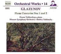 Alexander Konstantinovich Glazunov Piano Concertos Nos. 1 & 2 (CD) Album