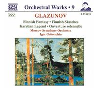 Glazunov Alexander K - Opere X Orchestra Vol.9: Fantasia F
