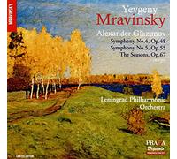 Glazunov/ Mravinsky, Yevgeny - Symphonies Nos 4 & 5 / Seasons