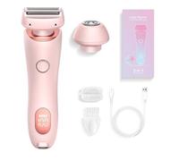 GLazzy Rasoio BeautiBloom, Rasoio Livora, Rasoio Beautibloom, Rasoi elettrici da Donna 2 in 1, for radere Gambe, ascelle, Zona Bikini(Color:Pink)