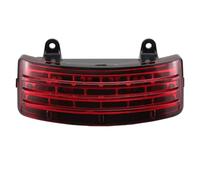 GLBLPEXELR Luce posteriore per moto Per Touring Per Street Per Ultra FLTRU Punta Del Parafango Luci Stop Posteriori A LED A Tre Barre Fanale posteriore(B Red 14Up no wire)