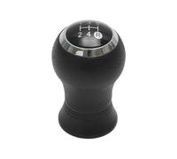 GLBLPEXELR Pomello Cambio Per Toyota Per Corolla Auris Elegante | 5 marce/6 marce,Manuale,Nero/Argento,Pelle PU/fibra di carbonio,Vestibilità di Precisione