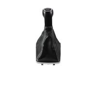 GLBLPEXELR Pomello del cambio in pelle Per Opel Per Astra III H 1.6 Per Vauxhall 2004-2010 5/6 Velocità Manuale Auto Pomello Del Cambio Testa Leva Con Parapolvere(White Line - 5 Speed)