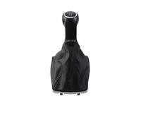 GLBLPEXELR Pomello del cambio in pelle Per Opel Per Astra III H 1.6 Per Vauxhall 2004-2010 5/6 Velocità Manuale Auto Pomello Del Cambio Testa Leva Con Parapolvere(Black Line - 5 Speed)