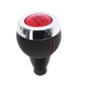 GLBLPEXELR Pomello Leva Cambio Per Mini Elegante | Nero/Argento/Rosso,Pelle/ABS,Design Leggero,Resistente agli Urti,Costruzione Robusta