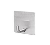GLBMLMTHZP 10/1PCS Ganci in acciaio inossidabile da parete Adesivi resistenti impermeabili for camera letto Cucina Bagno Casa Appendiabiti for riporre oggetti Gancio per bagno(Silver(4.2X4.2CM),5PCS)