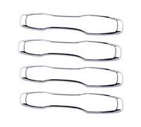 GLBMLMTHZP 4 pz/Set Auto Anteriore della Porta Posteriore Maniglia Cavo Copertura Cornice di Rivestimento Compatibile for Volvo S90 V90 XC60 2017 2017 2018 2019 Argento Addominali Stile Cromato