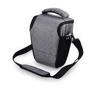GLBMLMTHZP Borsa da fotocamera a triangolo digitale grigio adatta for Nikon Fit for Coolpix B600 B700 B500 Adatto for Sony HX400 HX350 H300 H400 DSC RX10 RX10 III RX10 IV borsa fotografica