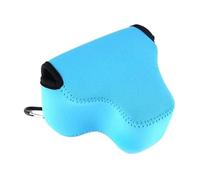 GLBMLMTHZP Custodia Morbida for Fotocamera Interna Impermeabile in Neoprene Adatta for Canon EOS R100 R50 R10 for Obiettivo RF-S 18-45 mm F4.5-6.3 IS STM Borsa per Fotocamera(Blauw)