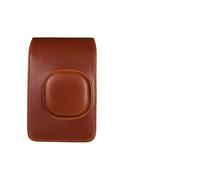 GLBMLMTHZP Paraping Fotocamera Istantanea Zaino Bagaglio Compatto Pu Cinsola Cinturino In Pelle Adatto For Fujifilm Adatto For Fuji Adattamento For Instax Mini Liplay borsa fotografica(Bruin)