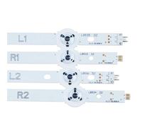 GLBMLMTHZP Striscia LED compatibile for LG 47 V14 Slim DRT Rev0.2 LC470DUF VG F1 TX-47AS740E Tx-47ase650E TX-47AS650B TX-47AS740B 6916L-1644A 6916L-1645A Barra di retroilluminazione