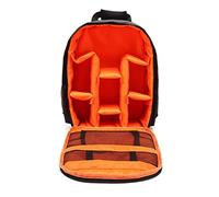 GLBMLMTHZP Zaino della borsa della fotocamera digitale impermeabile SLR Macchina fotografica robusta fotocamera foto zaino zaino borsa borsa adatta for Nikon Fit for Canon borsa fotografica(Oranje)