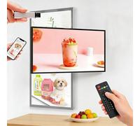 GLBMXDD Chiosco Digitale per la pubblicità Commerciale con Schermo LED HD, Orientamento Orizzontale/Verticale, Funzione Smart Split Screen e Riproduzione in Loop 23.6in