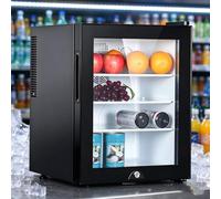 GLBMXDD Mini Frigorifero Verticale con Serratura, Design salvaspazio 40L | Raffrescatore compatto ed efficiente dal punto di vista energetico, funzionamento silenzioso (28 dB), per casa e ufficio