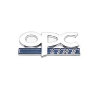 GLBPVPMTMB Adesivi per griglia anteriore con logo OPC Line per Opel Astra G H J K F Corsa D Zafira B Insignia Mokka Regal Accessories Car Sticker (OPC Line C)