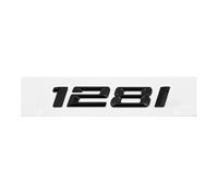 GLBPVPMTMB Adesivo con Stemma e Logo for Il Bagagliaio Posteriore dell'auto in ABS for BMW Serie 1 116i 118i 120i 125i 130i 135i 140i E81 E82 E87 E88 F20 F21 Adesivo per Auto(Gloss Black 128i)