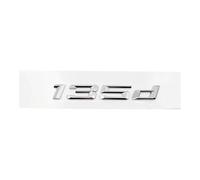GLBPVPMTMB Adesivo con Stemma e Logo for Il Bagagliaio Posteriore dell'auto in ABS for BMW Serie 1 116d 118d 120d 125d 130d 135d 140d E81 E82 E87 E88 F20 F21 Adesivo per Auto(Silver 135d)