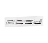 GLBPVPMTMB Adesivo con Stemma e Logo for Il Bagagliaio Posteriore dell'auto in ABS for BMW Serie 2 216d 218d 220d 225d 228d 230d 235d 240d F22 F23 F45 F46 Adesivo per Auto(Silver 225d)