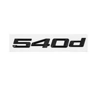GLBPVPMTMB Adesivo con stemma e logo for lettere posteriori del bagagliaio in ABS for BMW Serie 5 520d 525d 528d 530d 535d 540d 550d E39 E60 E61 F10 F11 G30 Adesivo per auto(Gloss Black 540d)