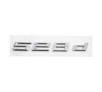 GLBPVPMTMB Adesivo con stemma e logo for lettere posteriori del bagagliaio in ABS for BMW Serie 5 520d 525d 528d 530d 535d 540d 550d E39 E60 E61 F10 F11 G30 Adesivo per auto(Silver 528d)