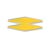 GLBPVPMTMB Auto in Metallo GT RS Sport Dell'emblema del Distintivo della Decalcomania for Renault Logan Clio Megane Kangoo 1 2 3 4 Captur Espace Twingo Duster Kadjar Adesivo per Auto(J)