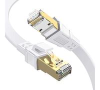 GLCON Cavo Ethernet Cat 8-2 Metri Alta Velocità Gigabit 40Gbps Piatto Cavo di Rete RJ45 Compatibile con Cat.6 Cat.7 Cat.8 Internet per PS5/4/3 PC Xbox Switch Modem LAN