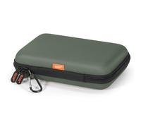 GLCON Grande custodia classica verde militare - custodia rigida da viaggio per elettronica - custodia antiurto per accessori elettronici per Game Drive, hard disk, power bank, caricabatterie