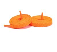 GLDFW - 1 paio di lacci piatti per scarpe da ginnastica e scarpe da ginnastica, 25 colori, Arancione, 100