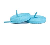 GLDFW - 1 paio di lacci piatti per scarpe da ginnastica e scarpe da ginnastica, 25 colori, Azzurro, 120