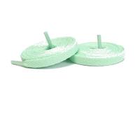 GLDFW - 1 paio di lacci piatti per scarpe da ginnastica e scarpe da ginnastica, 25 colori, Colore: rosa e verde., 160